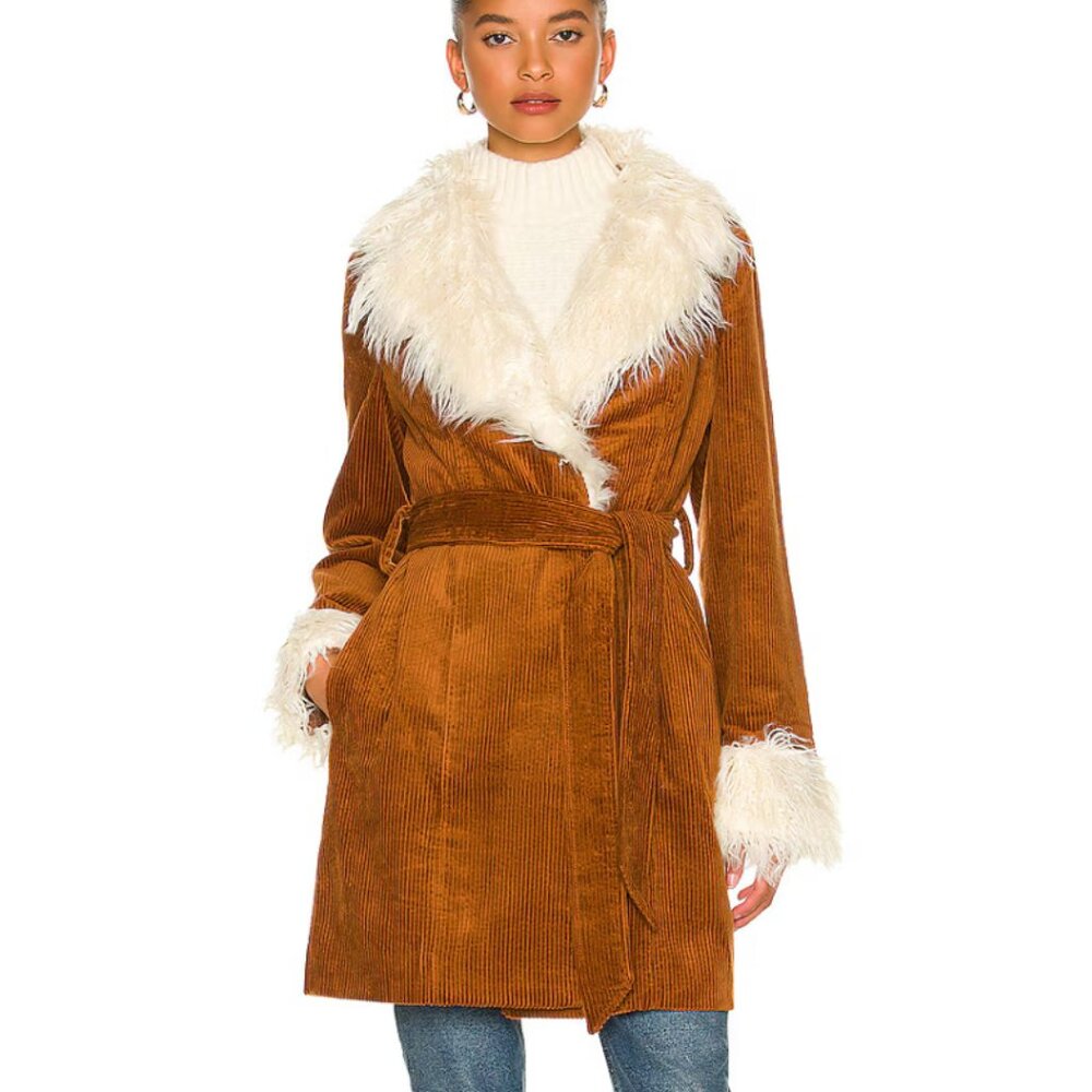 Penny Lane Coat in Sienna Corduroy from Show Me Your Mumu
